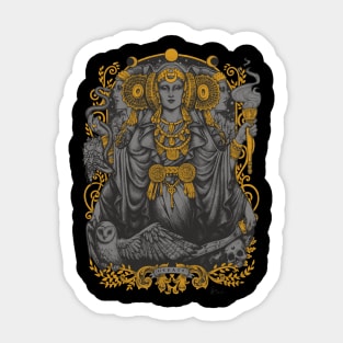 Iberian Hecate gray version Sticker